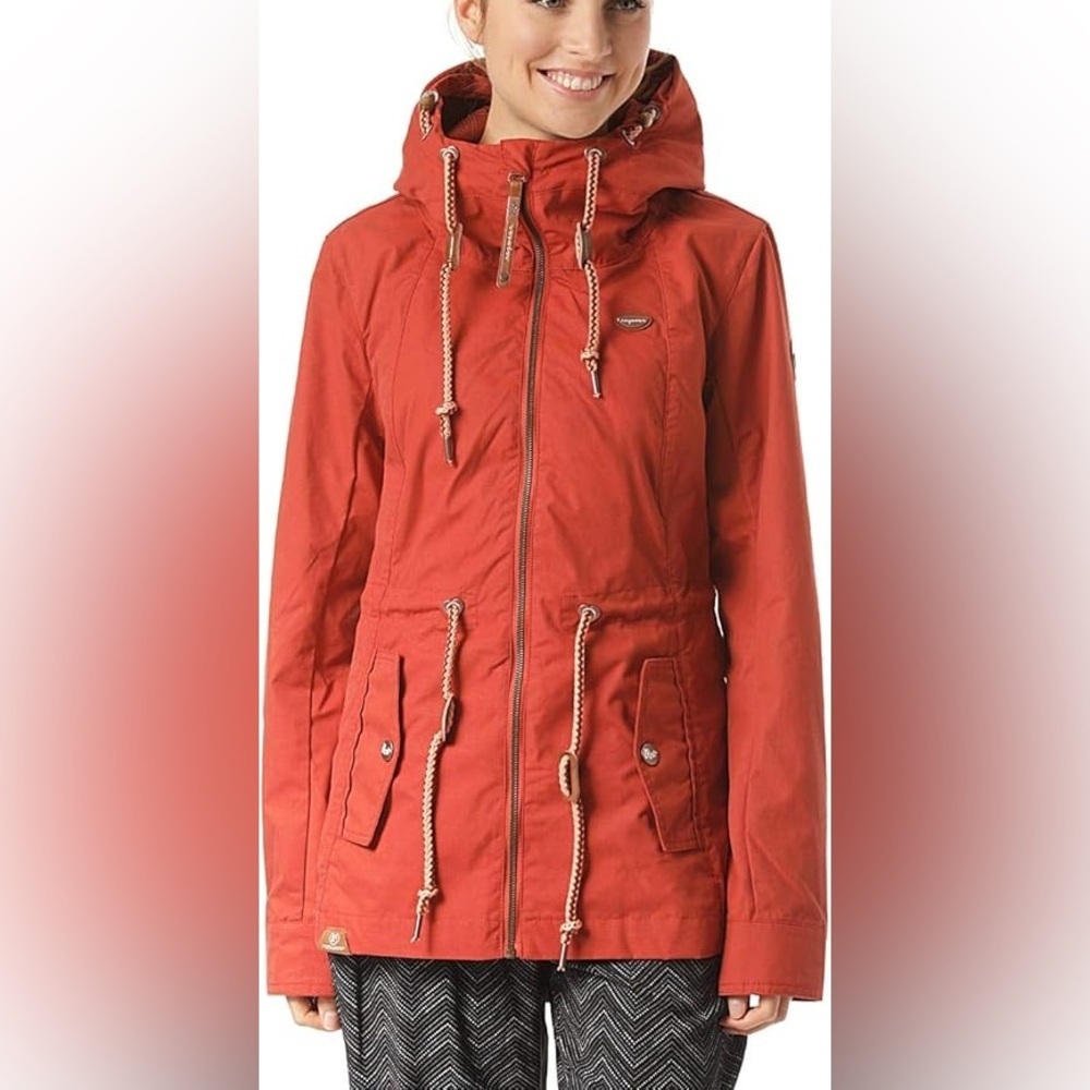 RAGWEAR‎ Monadis vegan water repellent Jacket size XS - Terra-cotta